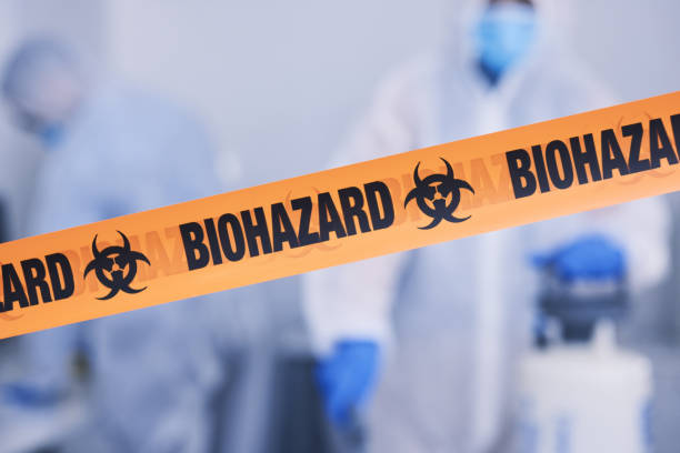 Professional Biohazard Cleanup technician working in Joshua Tree, CA